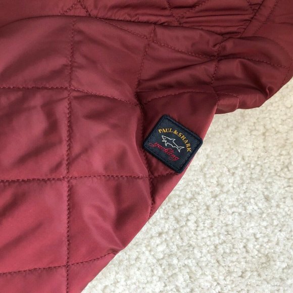 Paul&Shark Yachting Men's Brick Color Quilted Coat - Picture 10 of 12